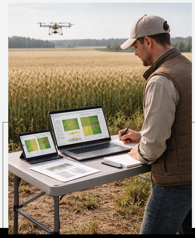 Система AI прогнозирования урожайности для точных агрономий в Копейске